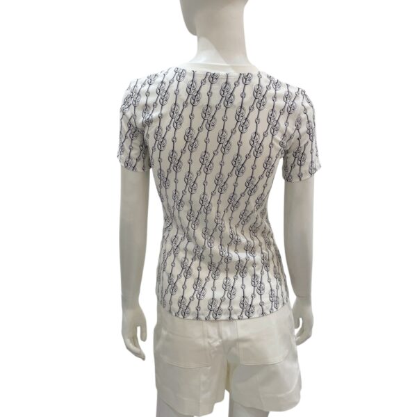 "Cliquetis" Micro 34 Blanc T-Shirt - Image 3