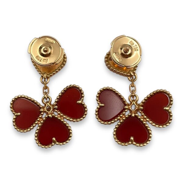 Sweet Hearts Earrings in Red - Image 3