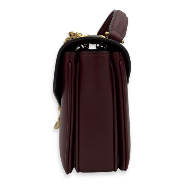 C Red Shoulder Bag in Calfskin, Gold hardware - Image 5