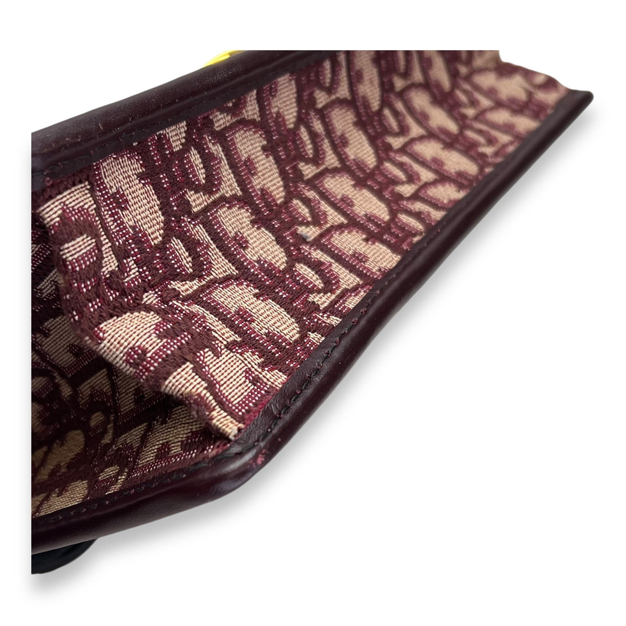 30 Montaigne Medium Red Crossbody Bag in Jacquard, Gold hardware - Image 7