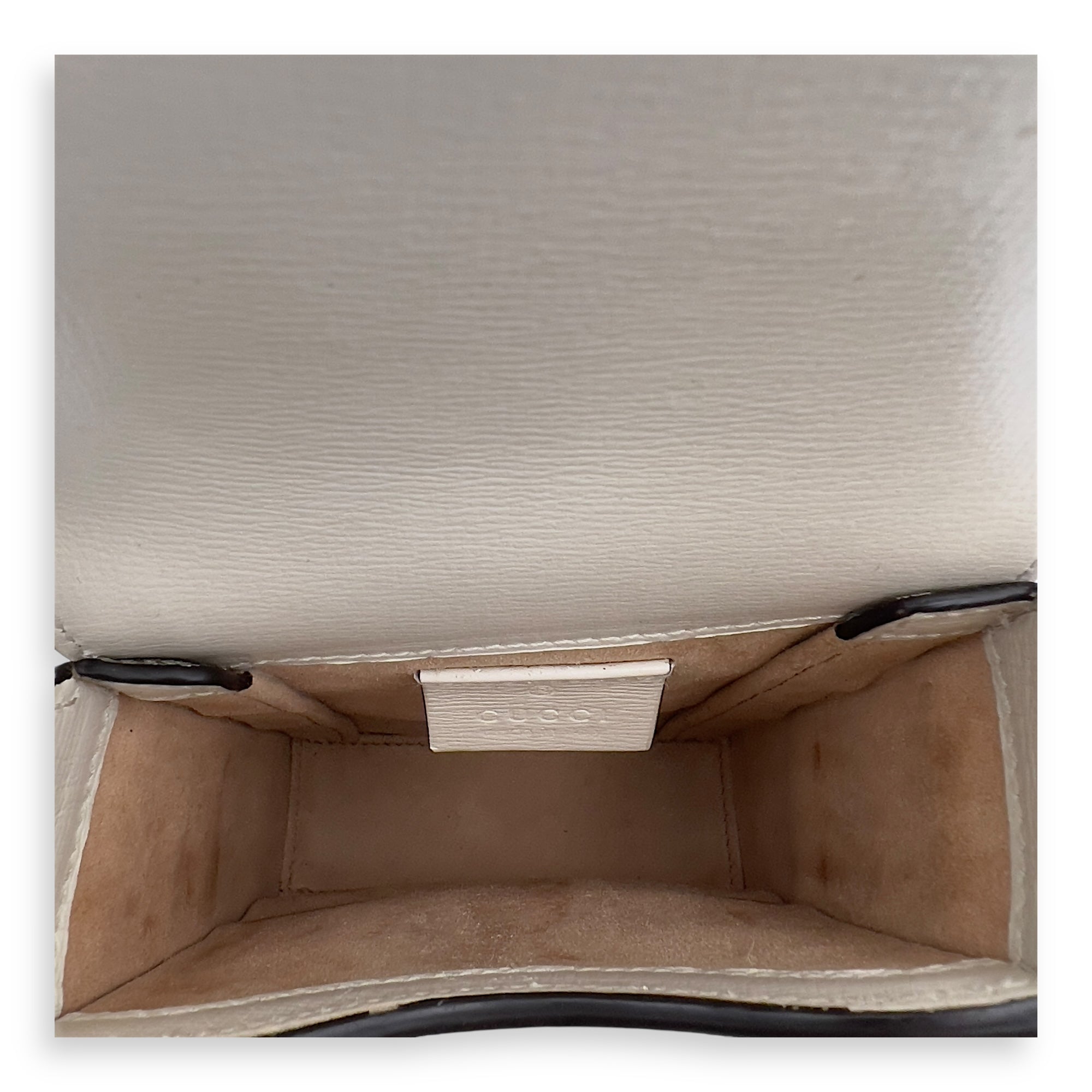 Horsebit 1955 Brown Crossbody Bag in Monogram Coated Canvas, Gold hardware - Image 7