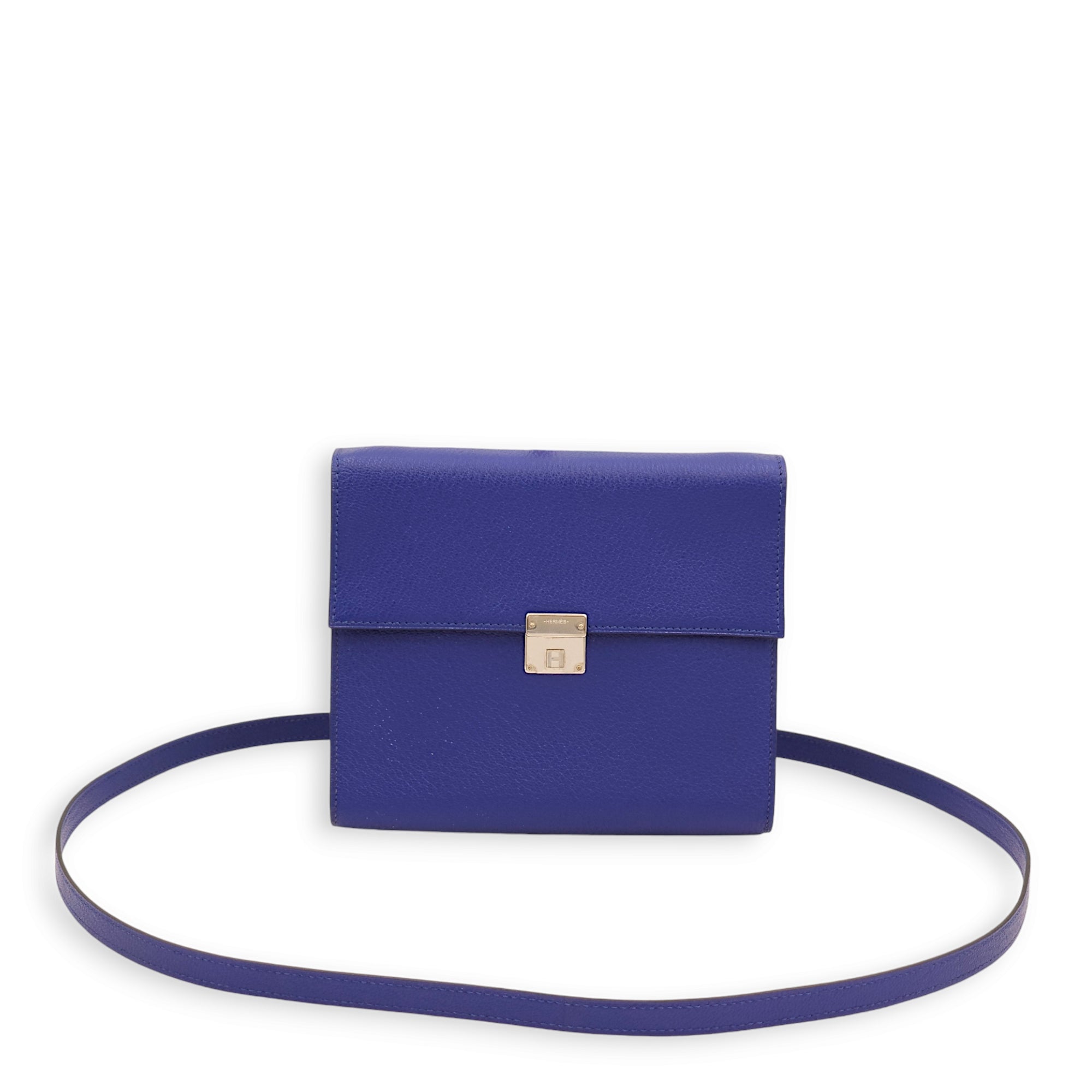 Clic 16 Blue Electric Wallet, Palladium hardware - Image 7