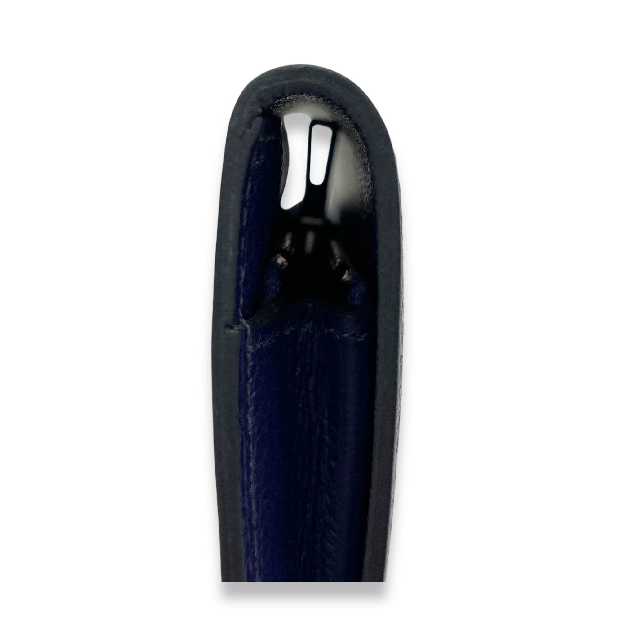 Dogon Compact Bleu Encre in Calfskin, Palladium hardware - Image 9