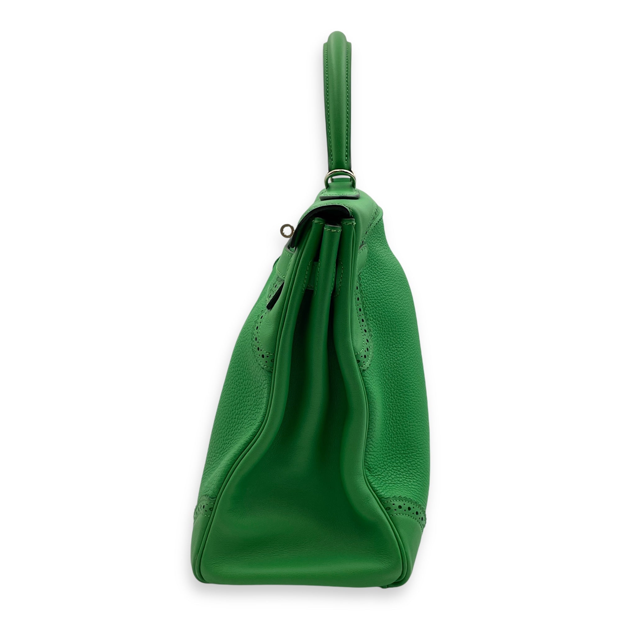 Ghillies Kelly 35 Bamboo in Togo, Palladium hardware - Image 5