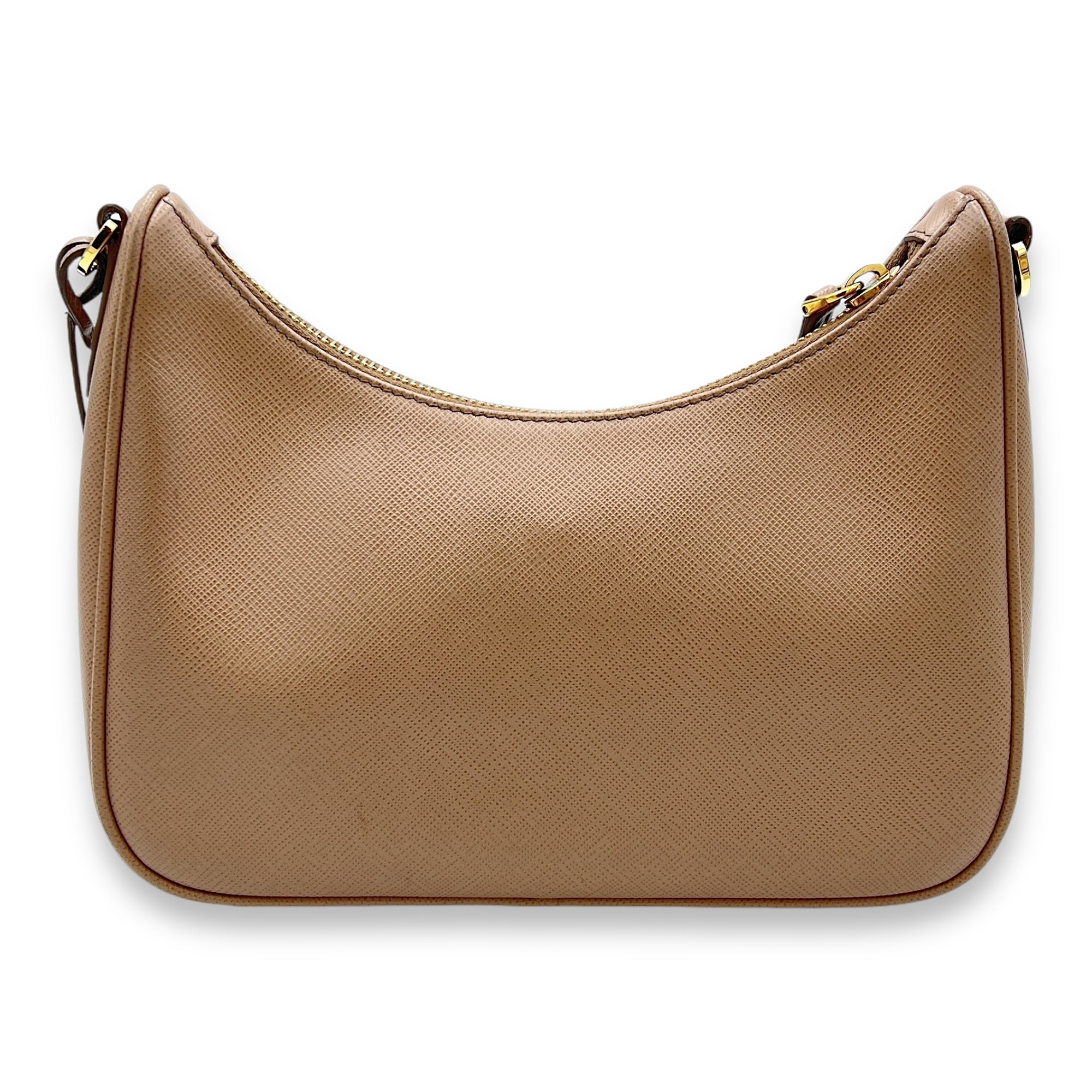 Re-Edition 2005 Crossbody bag in Saffiano leather, Gold Hardware - Image 3