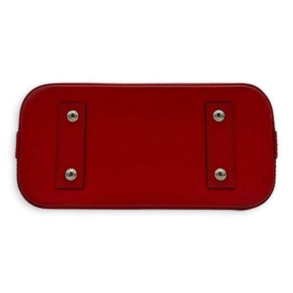Alma Top Handle Bag BB Red in Epi Leather, Silver hardware - Image 6