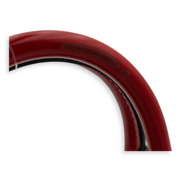 Alma Top Handle Bag BB Red in Epi Leather, Silver hardware - Image 7