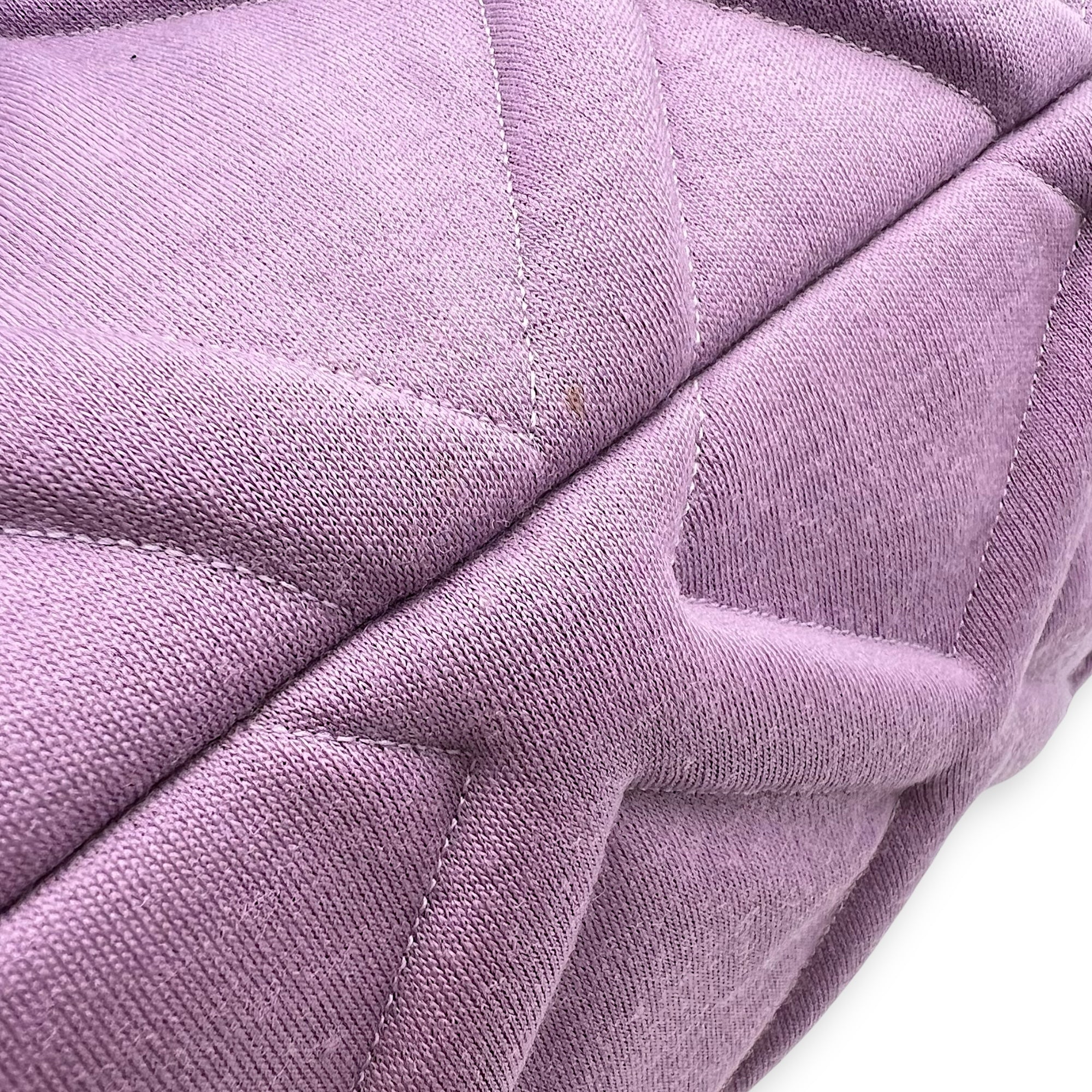 C19 Maxi Purple Crossbody Bag in Fabric, Mixed hardware - Image 8