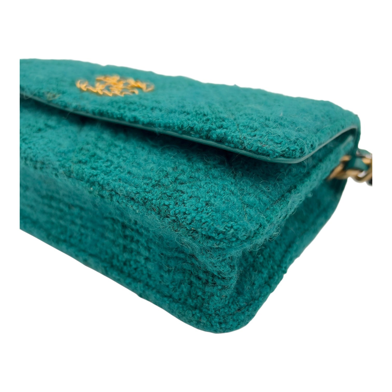 C19 Pouch Wallet On Chain in Tweed, Mixed hardware - Image 9