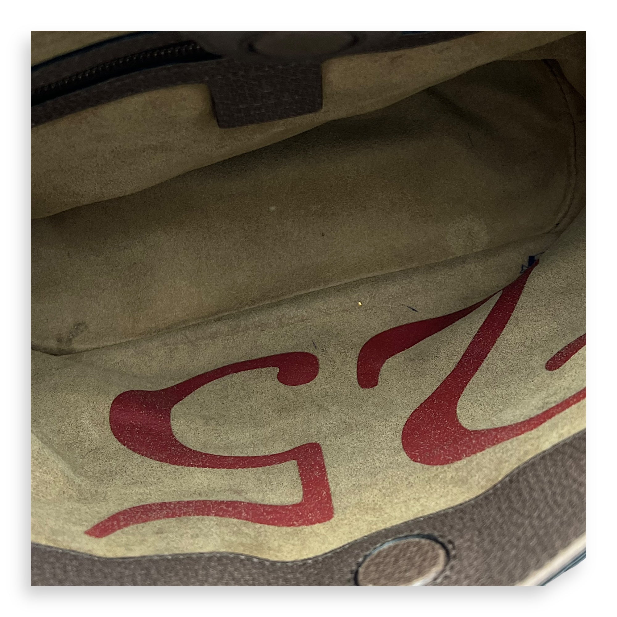 GG Supreme Mystic Cat Grey Duffle Bag in Coated Canvas, Gold hardware - Image 8