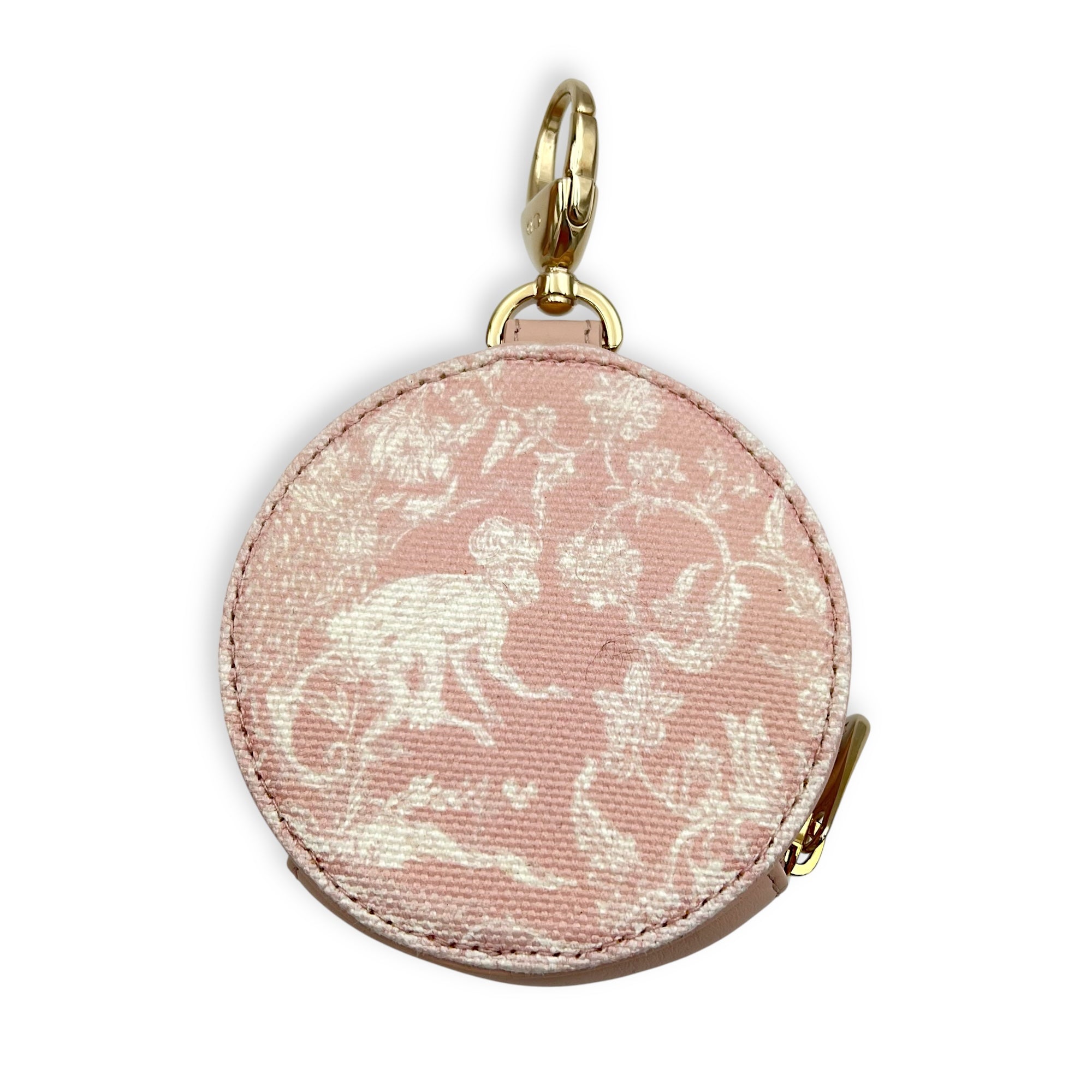 Multi-pouch Crossbody Bag Pink in Canvas, Light Gold hardware - Image 13