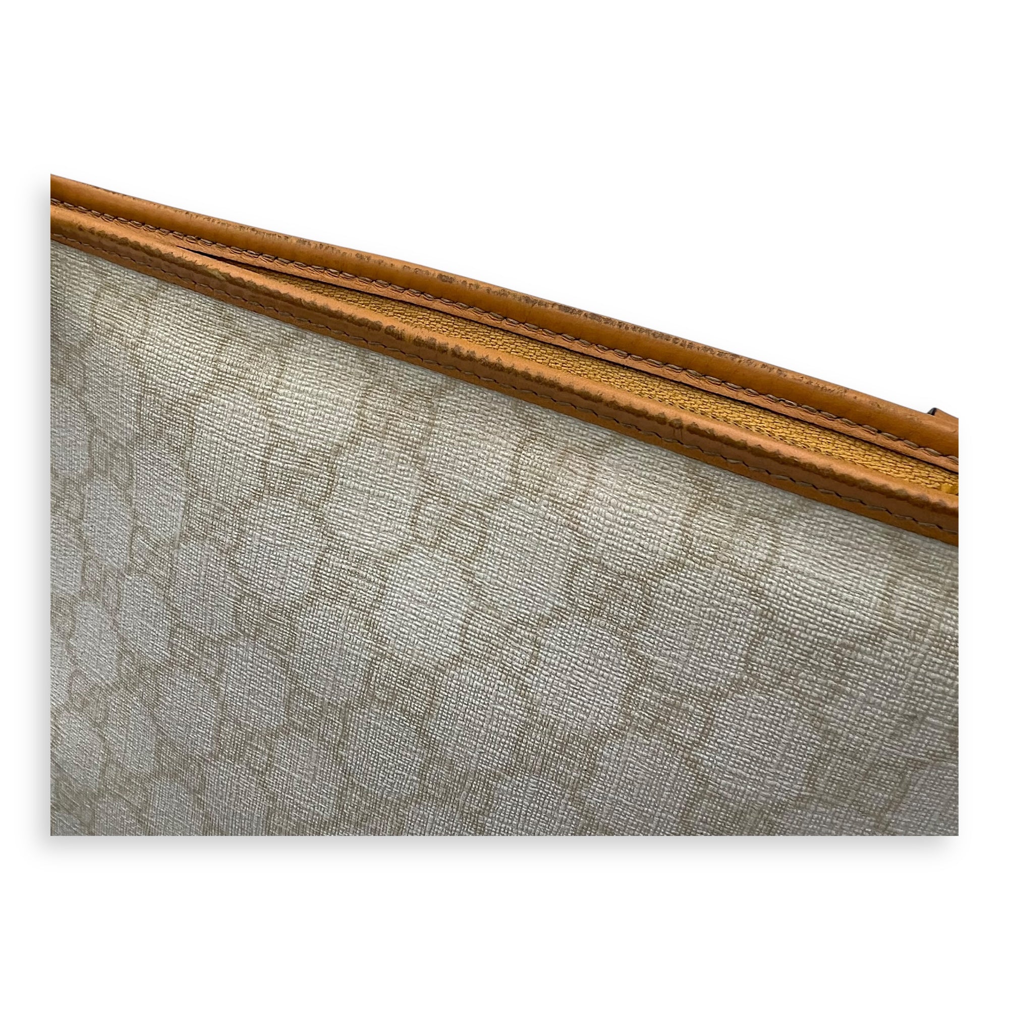 GG Crossbody Bag White in Coated Canvas - Image 9