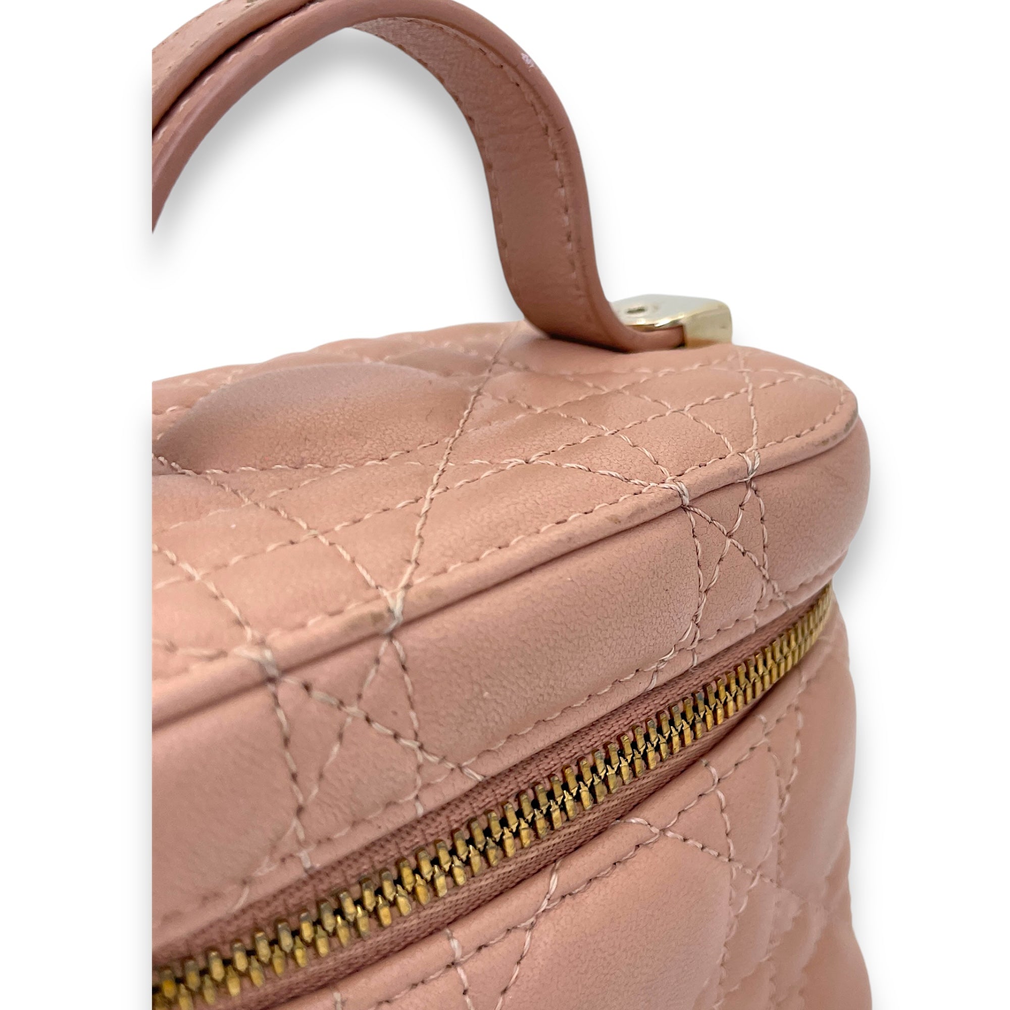 LADY DIOR Micro Vanity bag in Lambskin, Gold Hardware - Image 10