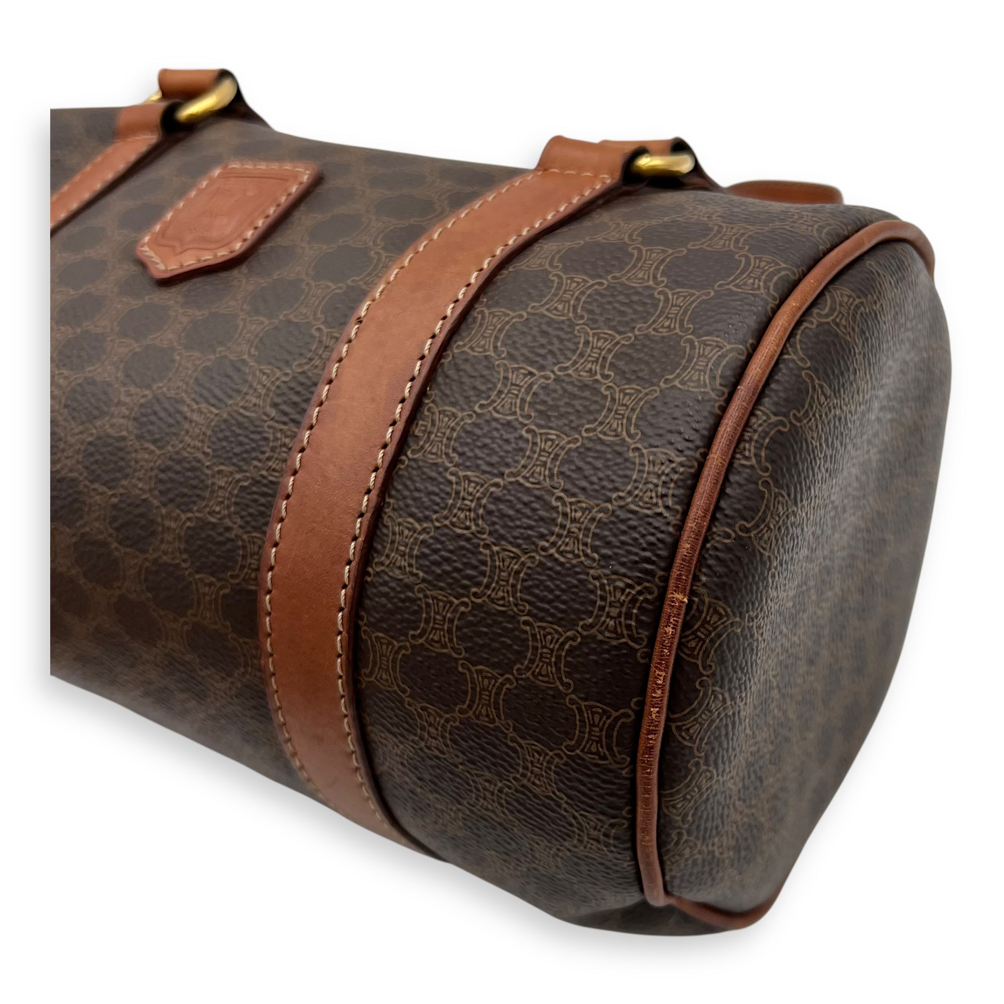 Macadam Shoulder Bag Brown in Coated Canvas, Gold hardware - Image 16