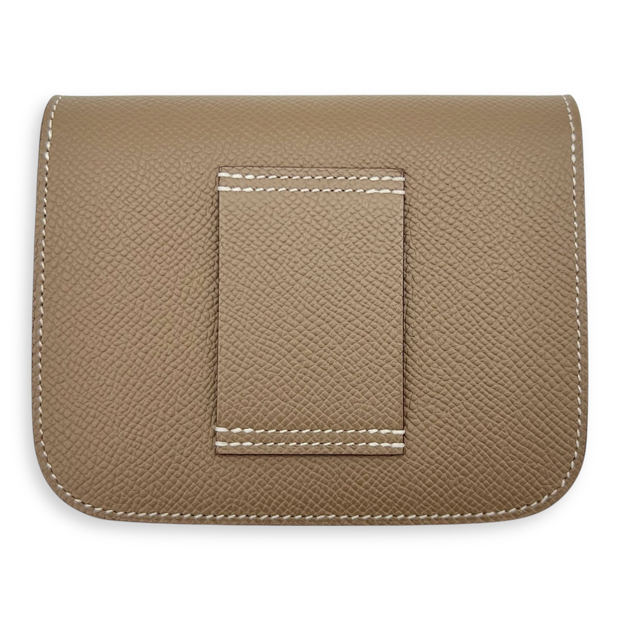 Constance Slim Compact Brown in Epsom, Palladium hardware - Image 3