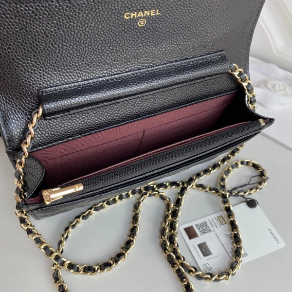 GoAnywhere CHANEL CHAIN WALLET CAVIAR NEW EDITION 1360 - Image 6