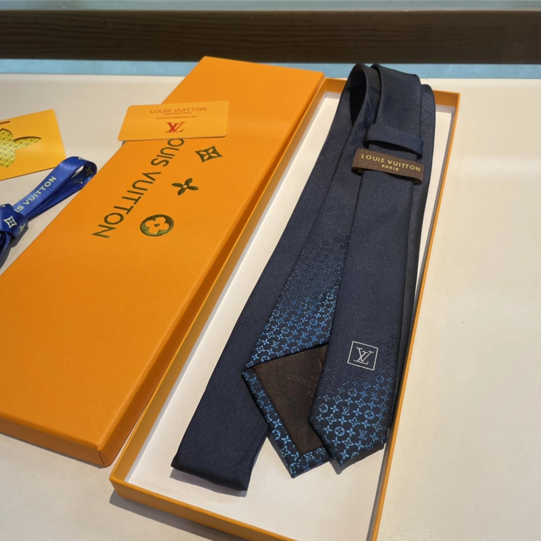 Breathable 9597 Louis Vuitton LV Necktie For Men - Image 7