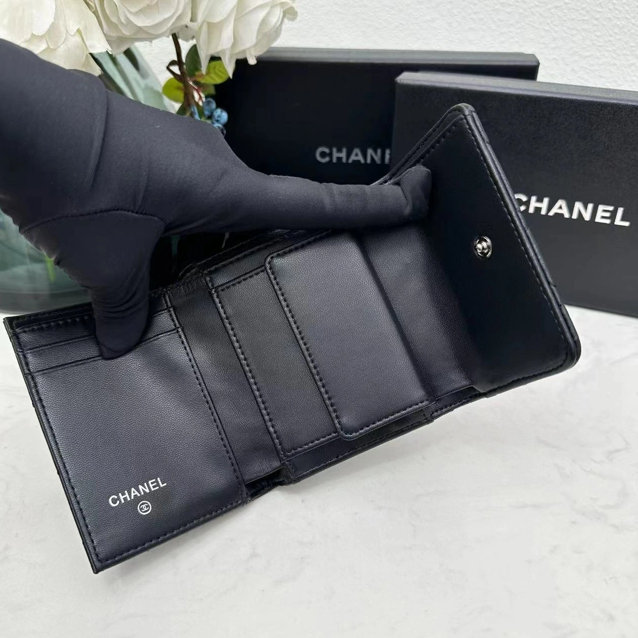 Durable 8535 Chanel AAA Quality Wallets For Women - Image 4