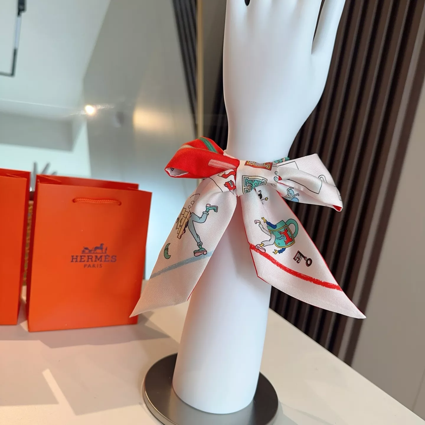 Hermes Silk Scarf Refined 5196