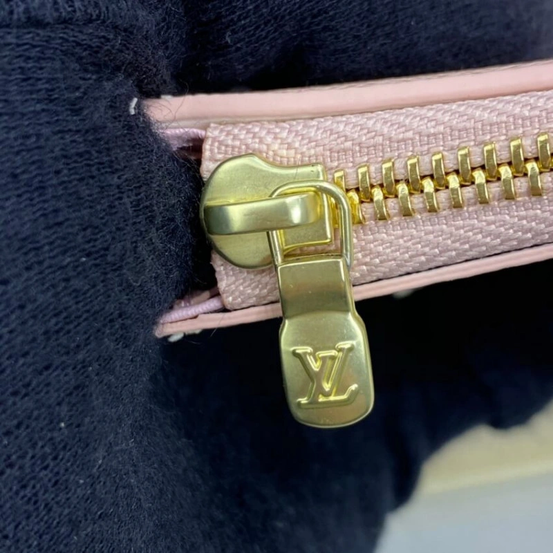 Goldcolou Louis Vuitton Damier Azur Zoe Wallet Pink - Image 7