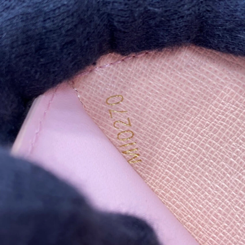 Goldcolou Louis Vuitton Damier Azur Zoe Wallet Pink - Image 10