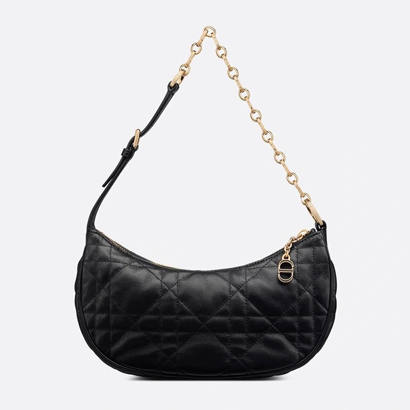 Dior CD Lounge Bag Cannage Lambskin Black - Image 3