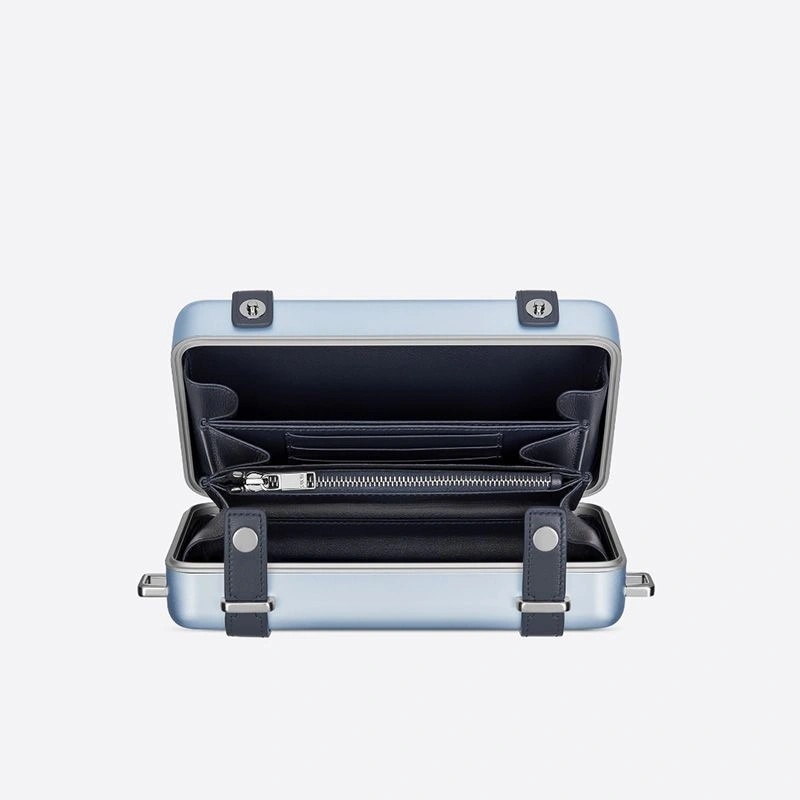 Dior x Rimowa Personal Clutch Aluminum Sky Blue - Image 4