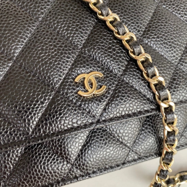GoAnywhere CHANEL CHAIN WALLET CAVIAR NEW EDITION 1360 - Image 4